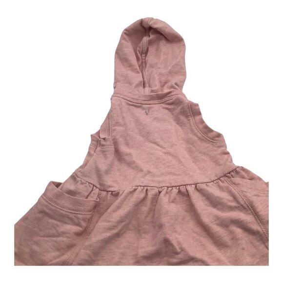 Ralph Lauren Baby Girl Pink Hooded Dress With Embroidered Detail Size 9M Cotton - Picture 10 of 10